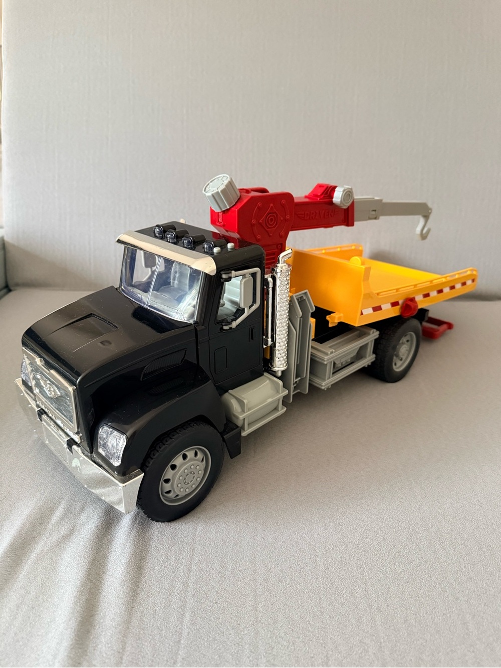 Tow Truck Toy with Crane